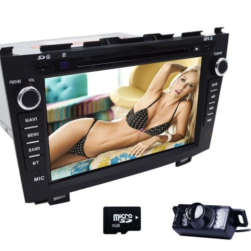 8&#039;&#039; double din for honda crv in dash car gps dvd player mp4 bt+rearview camera