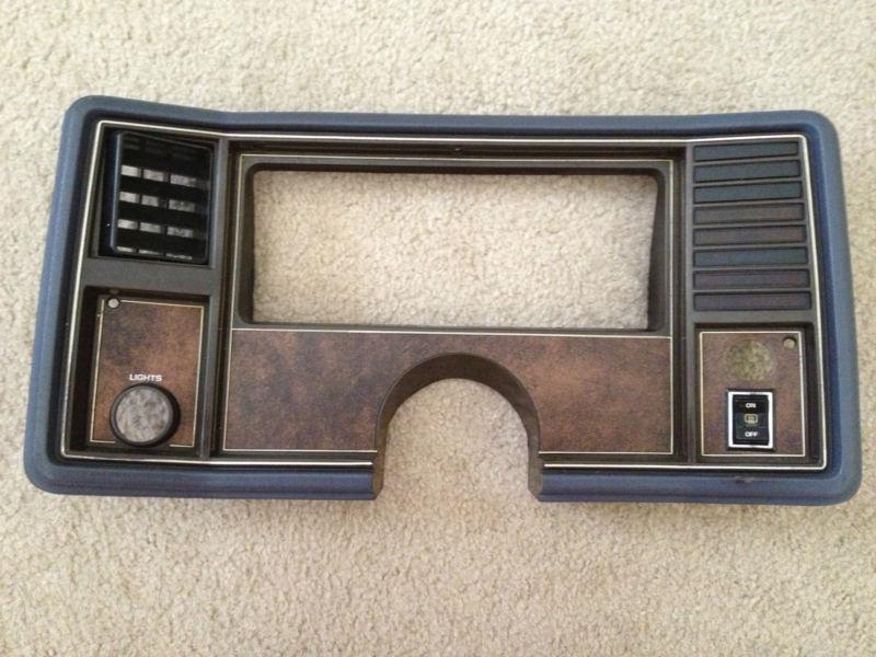 1983 1984 9185 9186 1987 1988 monte carlo ss instument gage cluster bezal trim