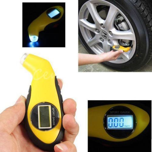 Lcd digital auto car truck motorcycle tire tyre air pressure gauge tester tool
