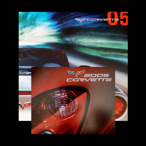 Corvette 2005 - dealer book + dvd + 2004 naias brochure - ls2 chevrolet - c6 z51