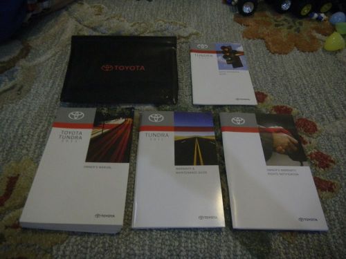 2011 toyota tundra owners manual set + free shipping