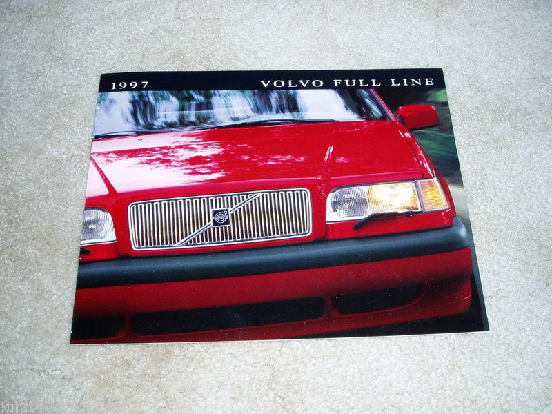1997 volvo full line 850 glt t-5 r 960 wagon sales brochure dealer literature