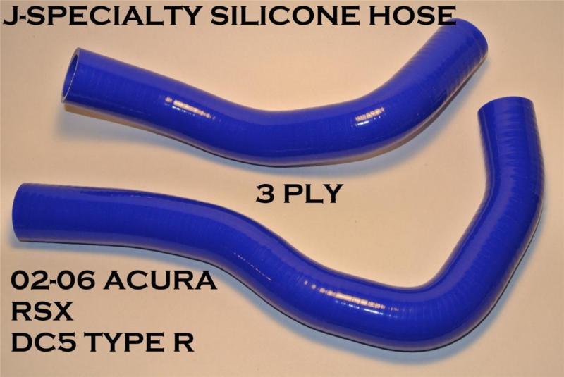 Jdm 2002-2006 honda acura integra type r dc5 blue silicone radiator hose rsx