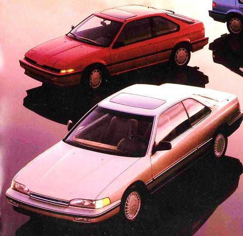 1987 acura legend &amp; integra factory brochure-3d-5d