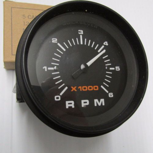 New quicksilver / mercury tachometer gauge tach 6000 rpm part