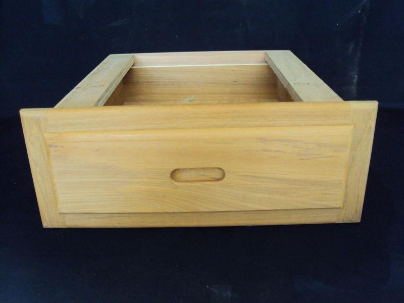 Single drawer unit teak 18" x 7"  x 18"     (se17)
