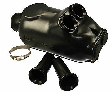 4-hole 29mm tubes shifter kart racing air box airbox black rlv #0344