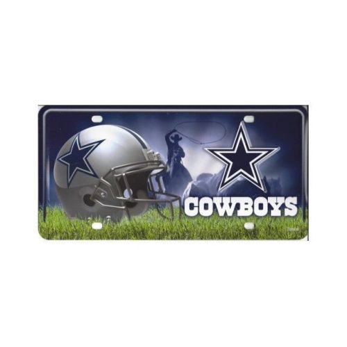 Dallas cowboys metal license plate - mtg1802