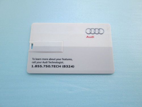 Oem genuine audi q7 digital owners manual set and tutorial flash card used