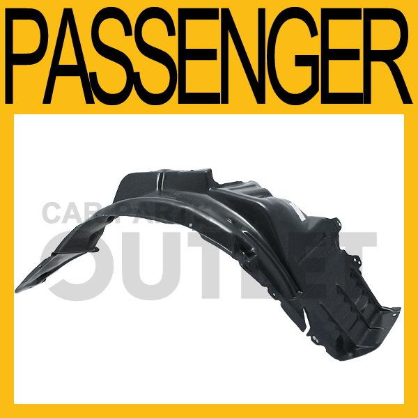 02 03 04 mitsubishi lancer right splash shield es oz rh