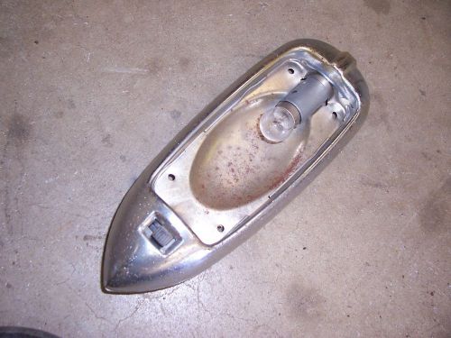 1949-54 chevrolet styleline car interior dome light housing trim chrome rat rod