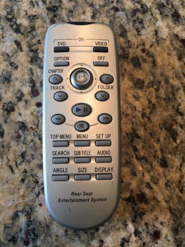 2007 toyota sienna rear entertainment dvd remote #86170-45020