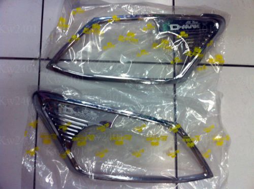 Chrome headlight cover for isuzu dmax d-max 2012 2013 2014 2015