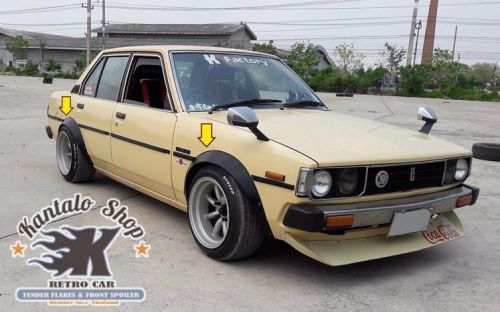 Jdm v2.fender flares wheel arch for toyota corolla ke70 made from sheet metal