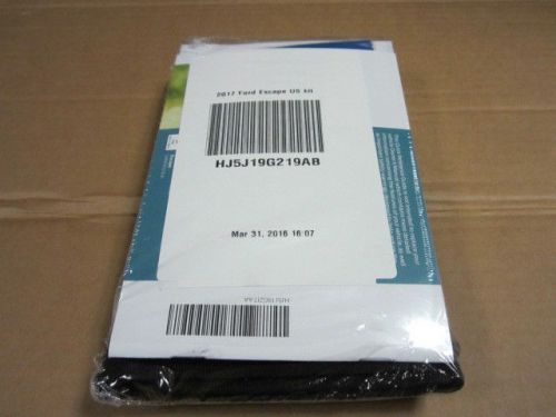 2017 ford escape owners manual (oem)  sealed - j2726