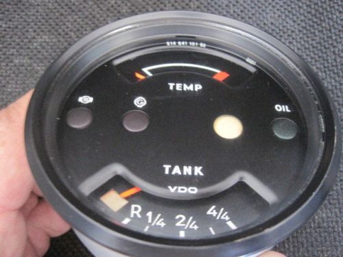 Porsche 914-4  combination oil temp / fuel level / oil pressure / alt/gauge