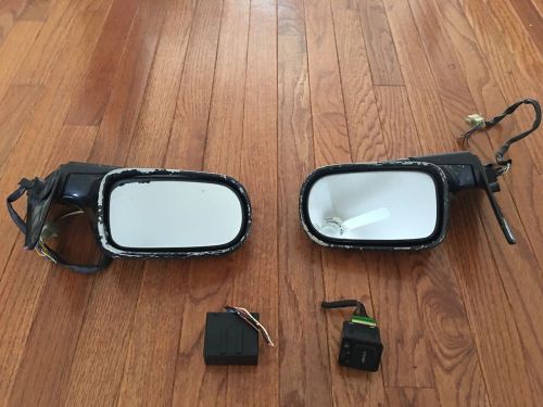 90-93 honda/acura integra jdm power folding mirrors db1 sedan