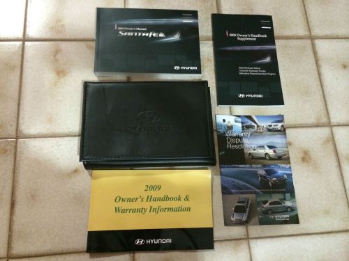 2009 hyundai santa fe owner manual ( free shipping )