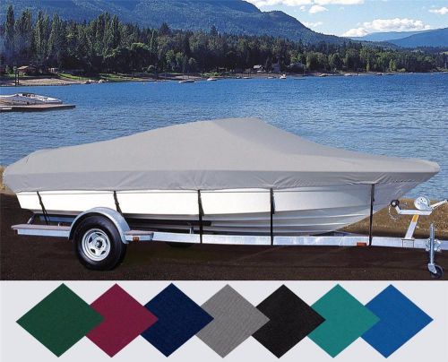 Custom fit boat cover dusky 256 open fisherman cc b/rails 25&#039;6&#034; l ext o/b 90-06