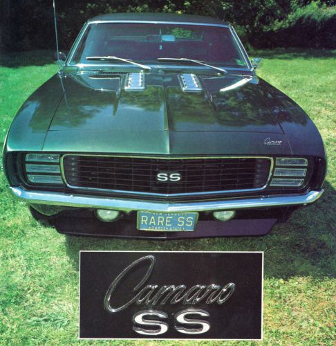 1969 chevrolet camaro ss 396 picture and article- 10 3/4&#034; x 16 &#034;