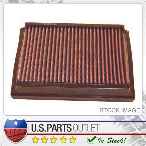 K&n 33-2866 shape: panel (flat) air filter  h-1.25 in.  l-8.188 in.  w-6.5 in.