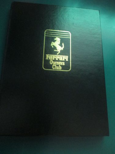 Ferrari owners club - 1992-93 hardback membership directory