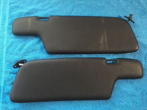 Porsche 911 912 68-89 sun visors black with mirror on both sides