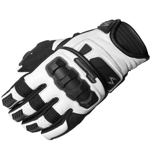 Scorpion klaw ii gloves white/black