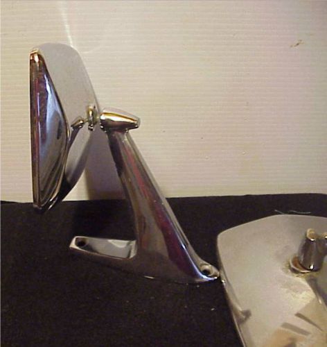 Pair of vintage aftermarket crome sideview mirrors