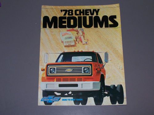 1978 chevy medium duty truck sales brochure 50 60 65 series mediums literature