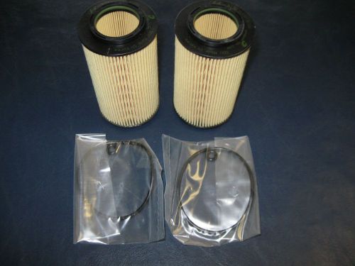 Two (2) new genuine oem hyundai kia engine motor oil filter 26320-3c100 nos