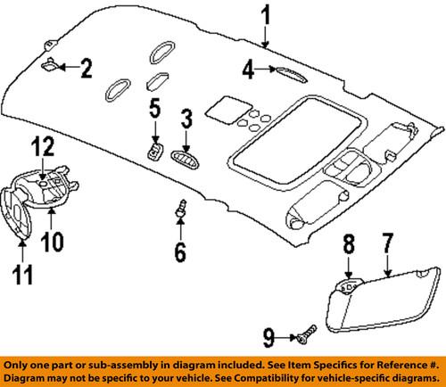 Mopar oem 5134564aa interior-roof-headliner clip