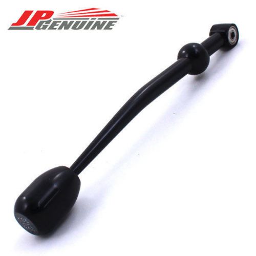 Single bend style 5-speed manual mt short shifter  + knob black - honda / acura