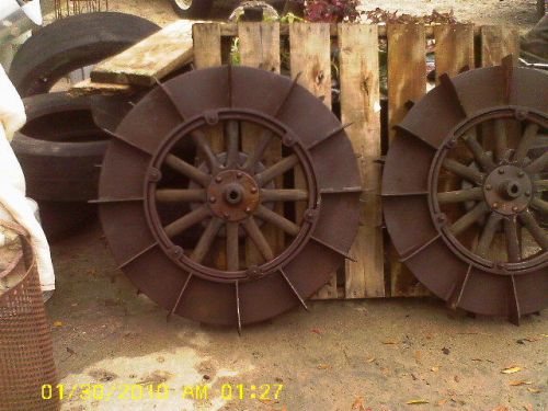#123-ftw - rare ford model tt spud wheels to make tt into tractor
