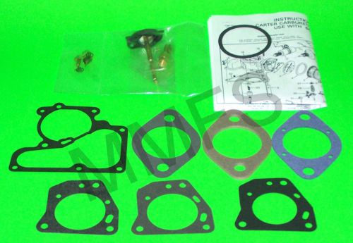 Carter 1 barrel carburetor rebuild kit 1970 - 76 jeep amc  15447b