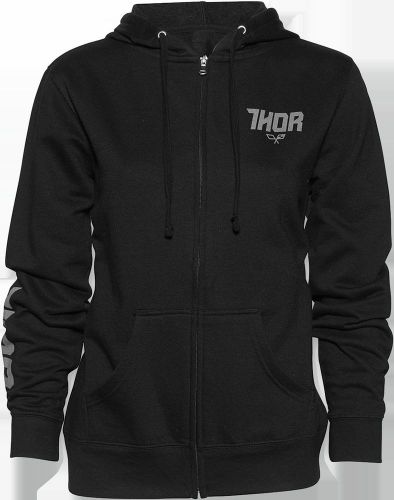Thor women&#039;s fin zip-up hoody black sm