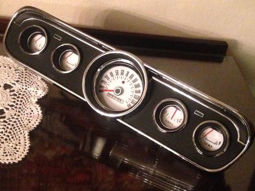 66 ford mustang instrument cluster 140 mph speedometer 5 gauge 1966 gt dash 65