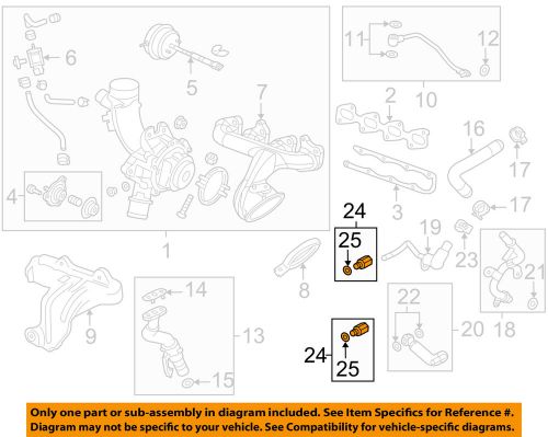 Gm oem turbocharger-connector 55572127