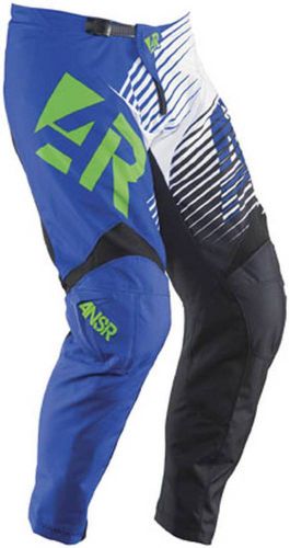 New answer-mx syncron motocross/offroad adult pants, blue, us-36