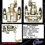 Centric parts 141.50604 rear left rebuilt caliper with hardware