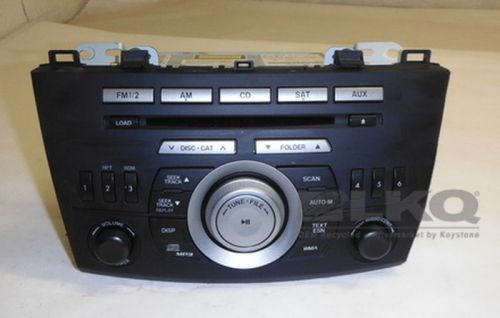 11 12 13 mazda 3 single disc cd mp3 satellite player radio stereo oem lkq