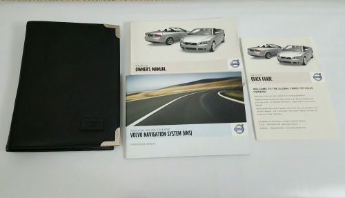 2009 volvo c70  c 70 owners manual / quick guide / navigation guide / case