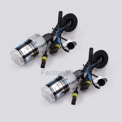 2 x 55w hid xenon car light bulbs for h4 6000k hi-xenon lo-halogen