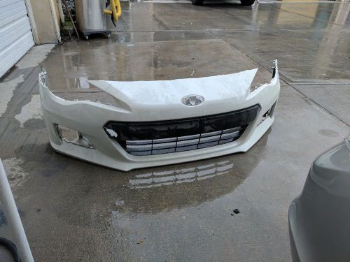 White subaru brz front bumper