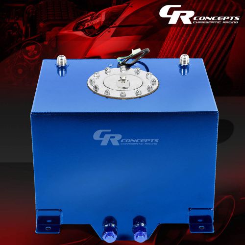 8 gallon/30.5l blue coat aluminum racing/drift fuel cell gas tank+level sender