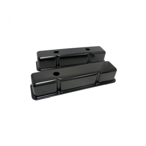 Chevy small block valve covers, tall style, black, 1958-1986