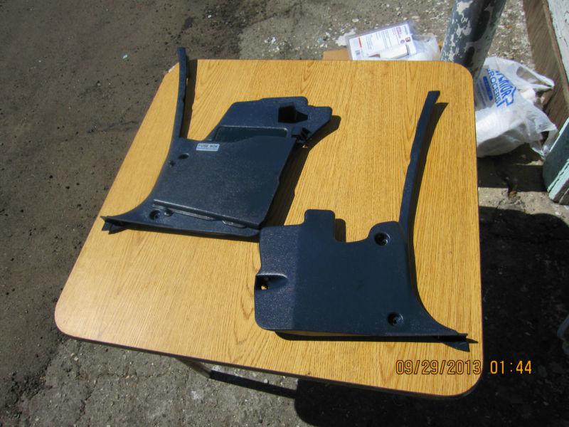 Toyota celica supra 1982, 83, 84, 85 blue cowl kick panel