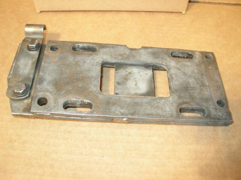 Harley knucklehead panhead transmission mount w/original cp bolts & adj support