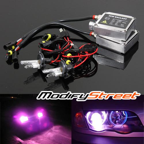 H4/9003/hb2 12000k purple h4-2 single xenon ac ballast hid low headlights kit