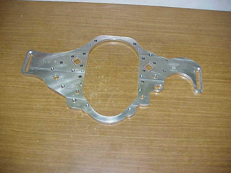 Billet small block r07 chevrolet aluminum motorplate sb chevy nascar nhra scca